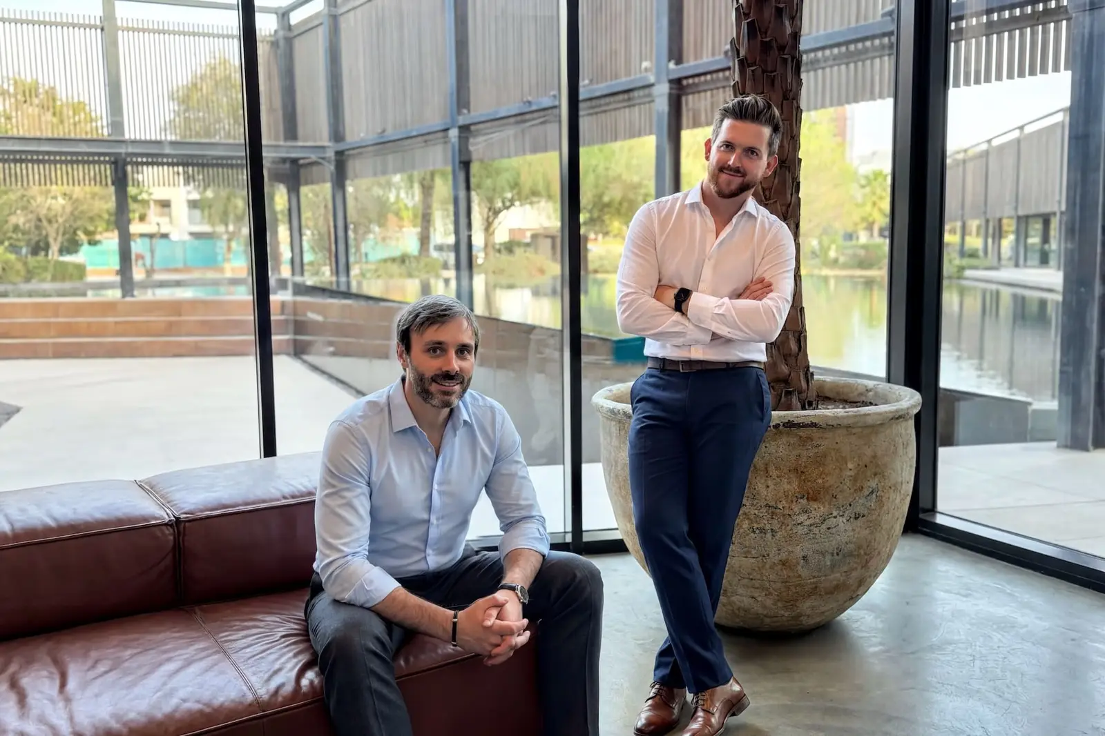 Rhys Holding and Sam Loyd, co-founders of Fractional